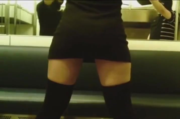 Sexual mischief in the train to shemale