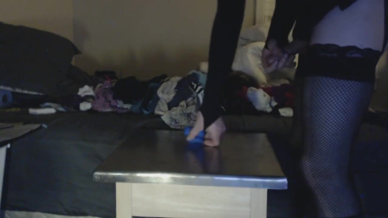 Femboy Cumming While Fucking Dildo