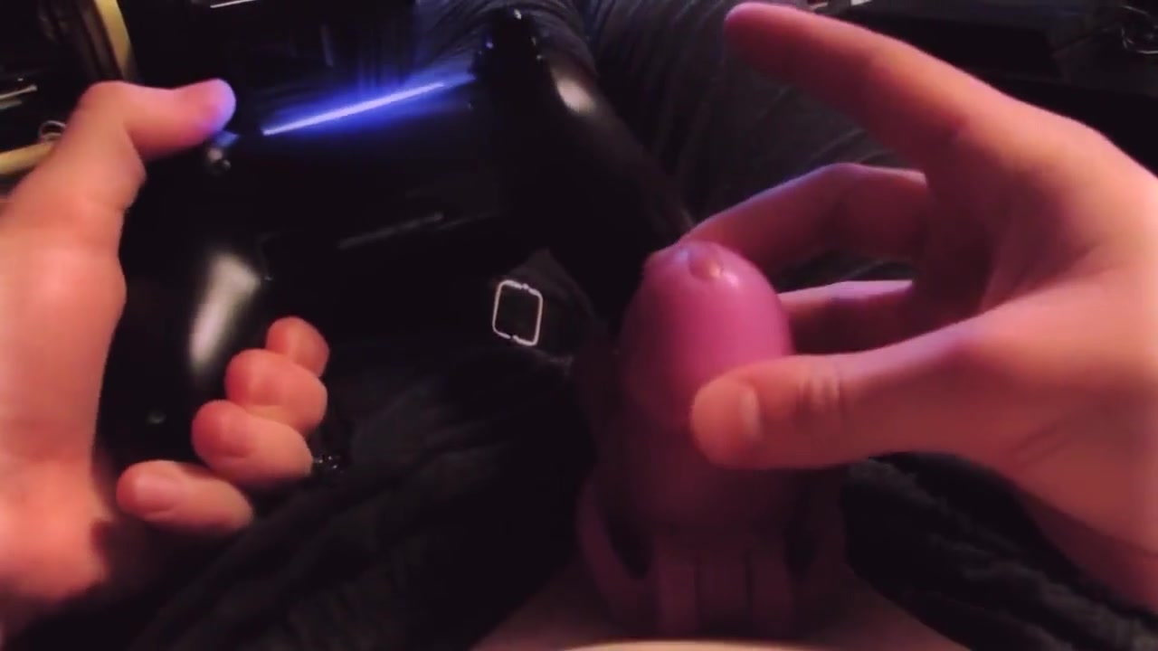 Myself to Cum in a Chastity Cage