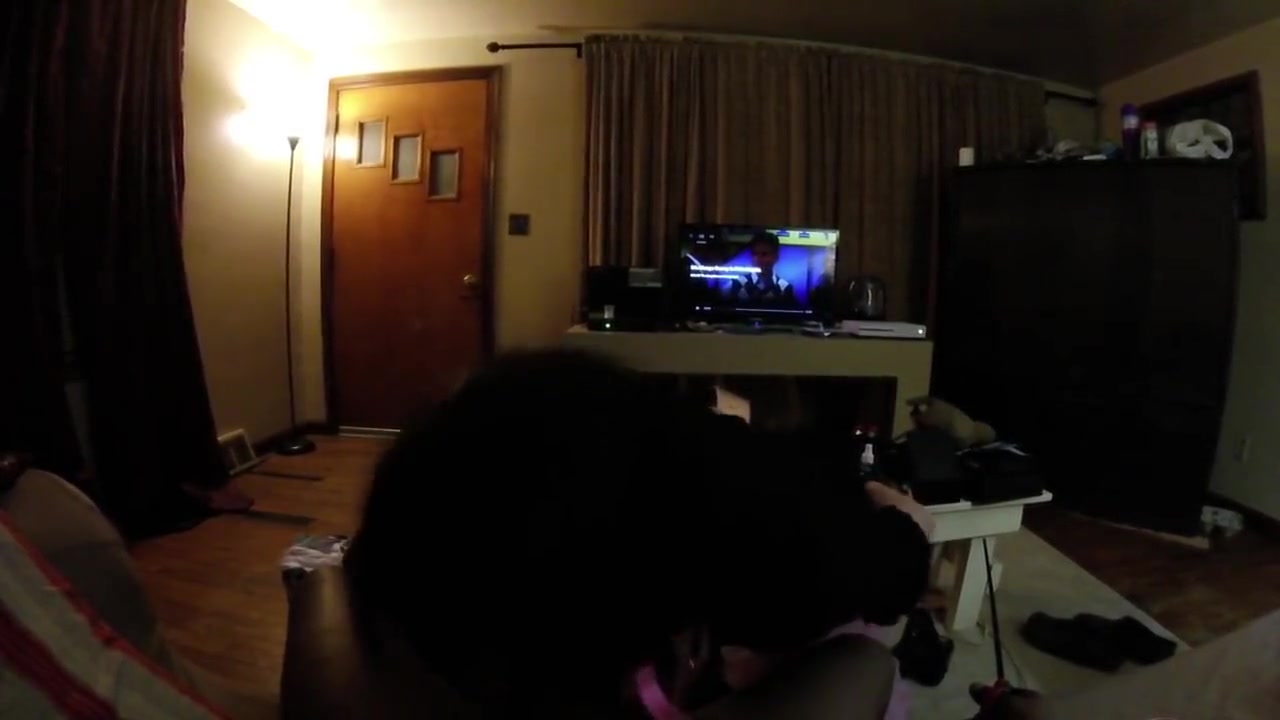 Step daddy makes sissy cum before she serves him.