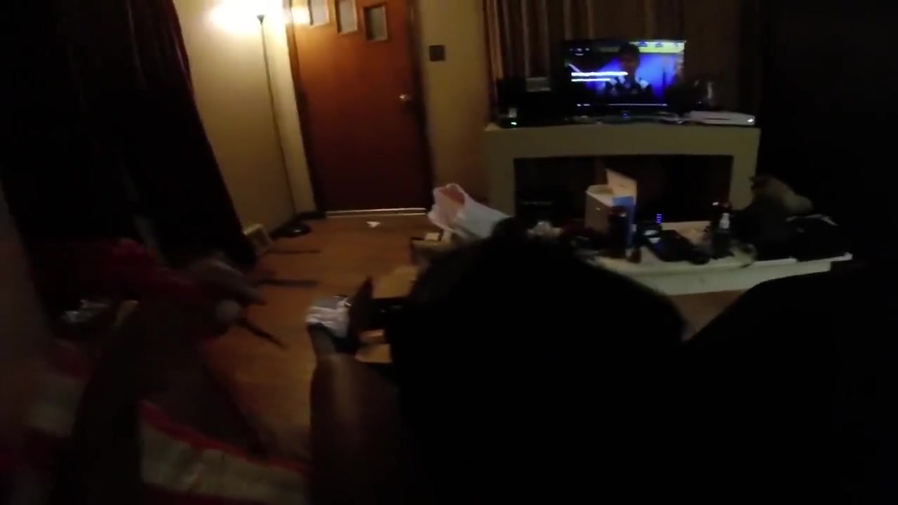 Step daddy makes sissy cum before she serves him.