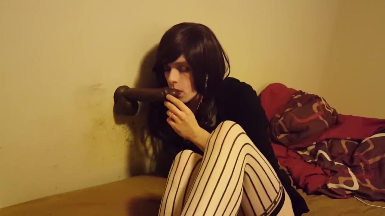 Sissy Slut Rachael Takes BBC Dildo