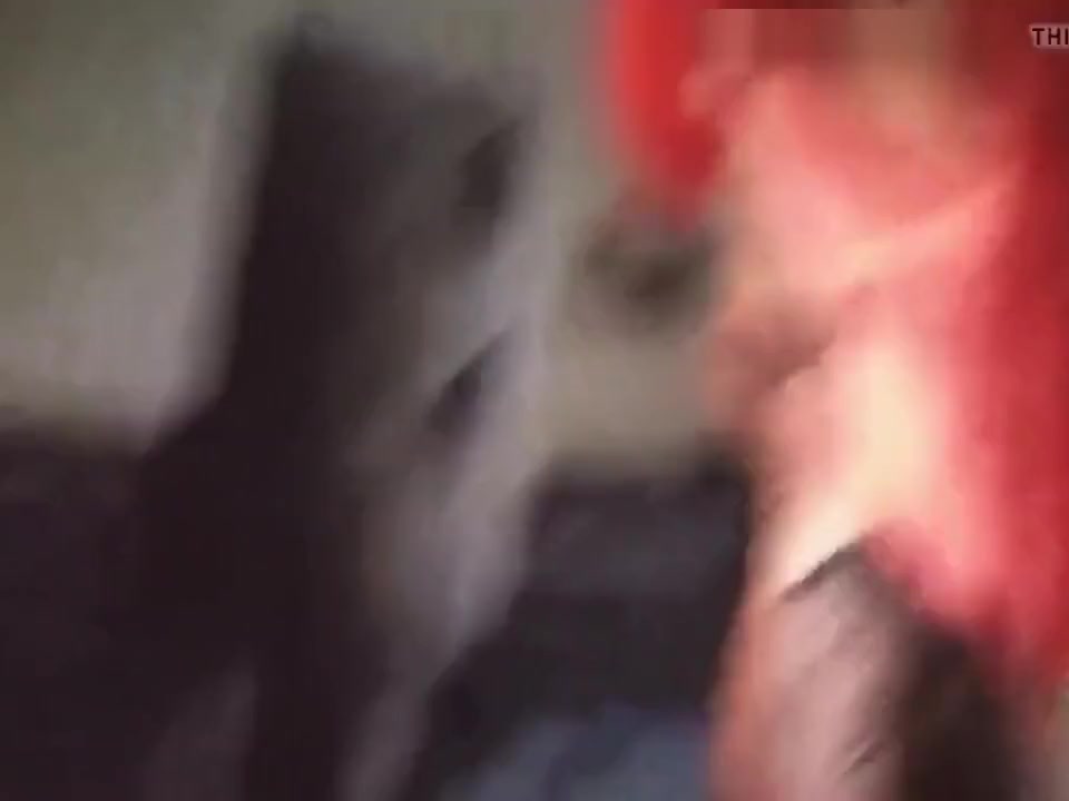 Red hair femboy sissy cd in fishnets fucked by Step daddy
