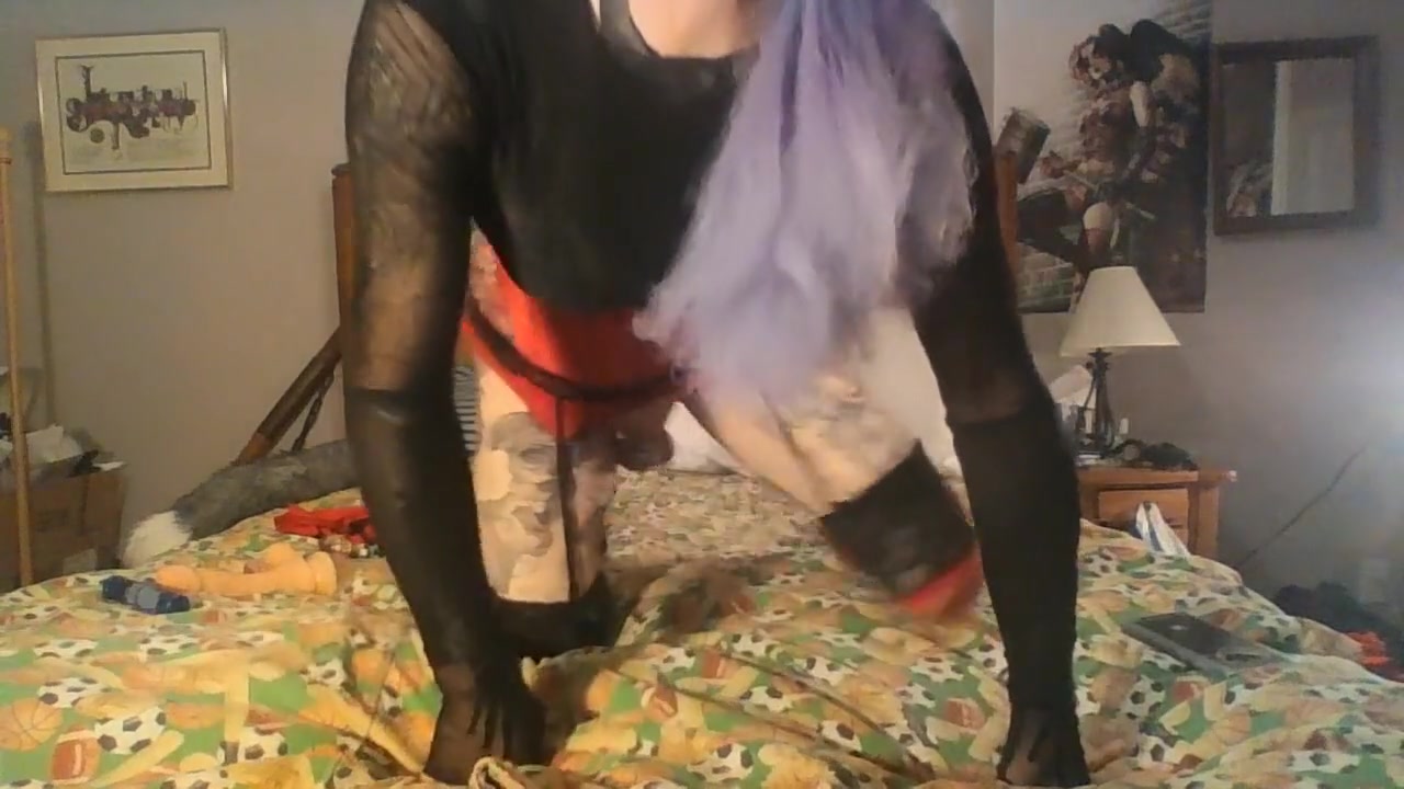Sissy Tiffany Chastity Self anal
