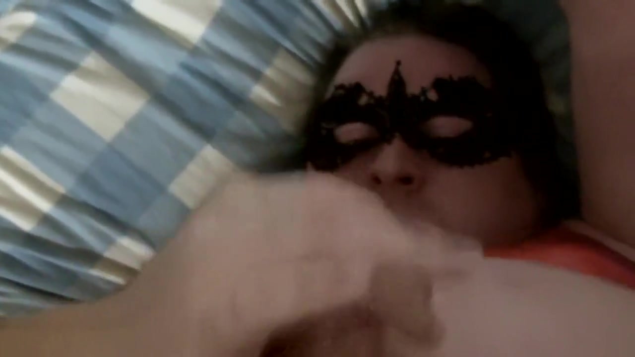 Sissy slut earns chastity release by jerking off until self facial in mouth