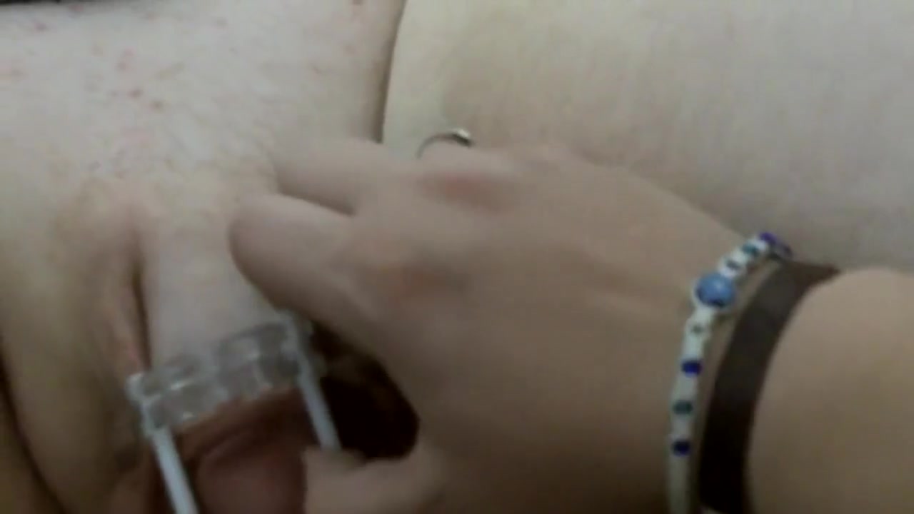 Sissy slut earns chastity release by jerking off until self facial in mouth