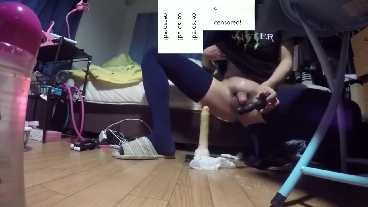 Huge ejaculation with anal dildo -Chronological Compilation 2015-2018-