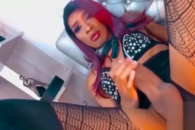 Black redhead shemale jerks monsterdick