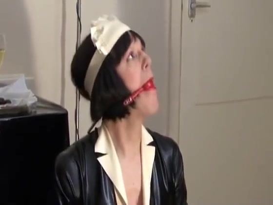 slutty sissy maid blowjob