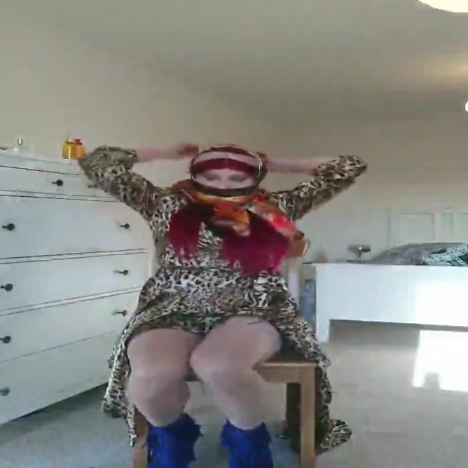T-girl bagged and self bound breathplay