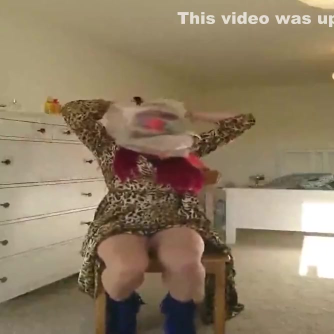 T-girl bagged and self bound breathplay