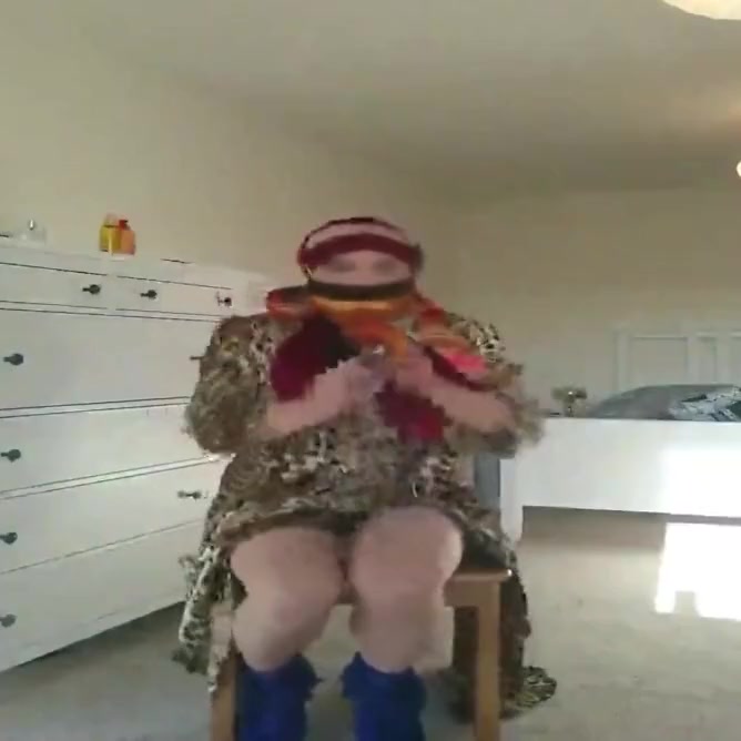 T-girl bagged and self bound breathplay