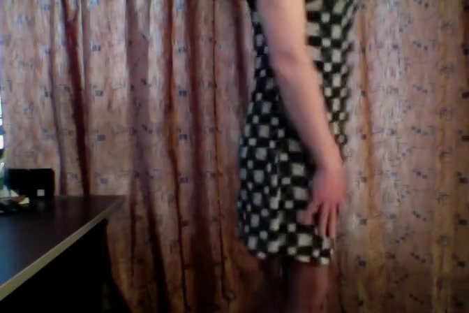 Playing in new dress
