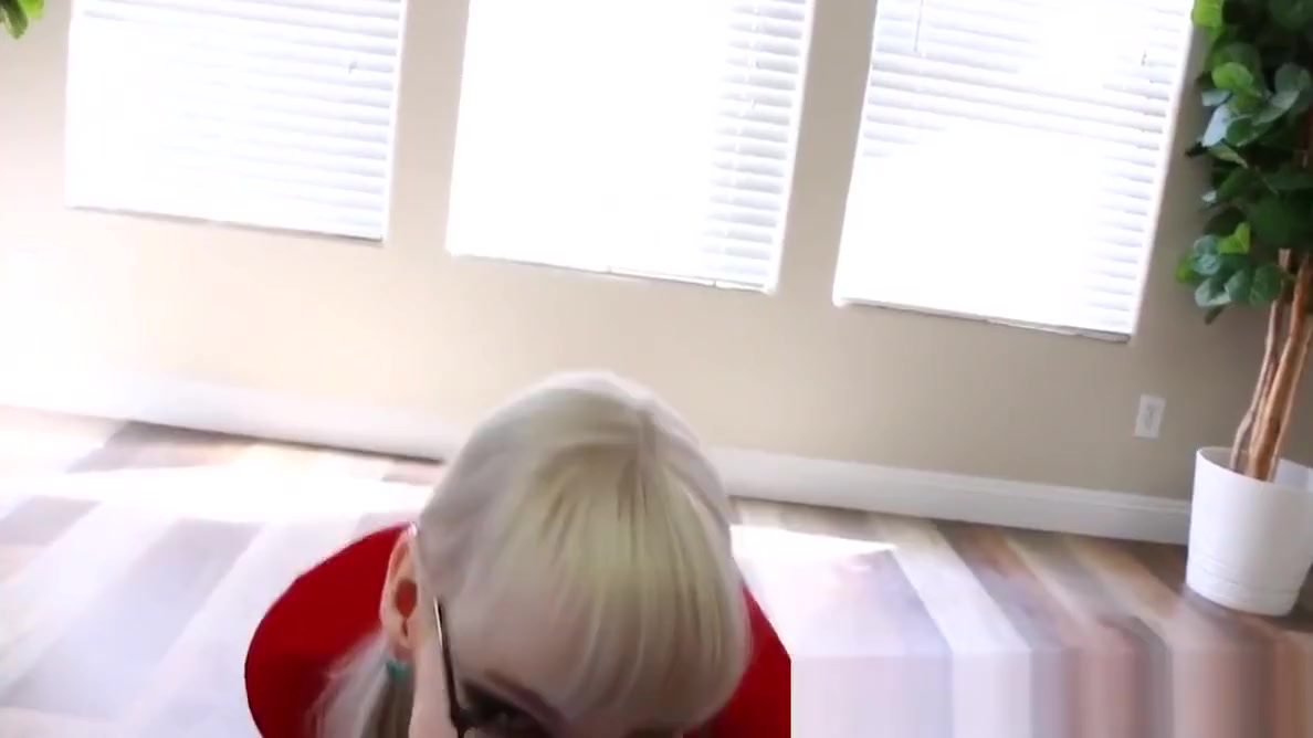 Tall blonde TS barebacked hard by her horny lover