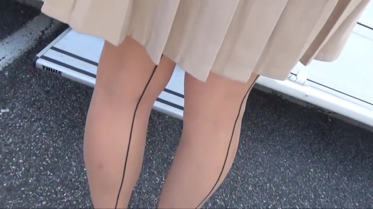 Stefani Boots in FFS seam stocking caged clity in shopping