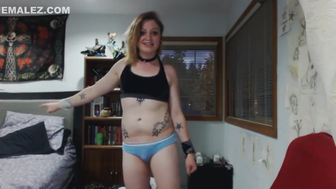 Striptease & Lotion Application to Upper Body