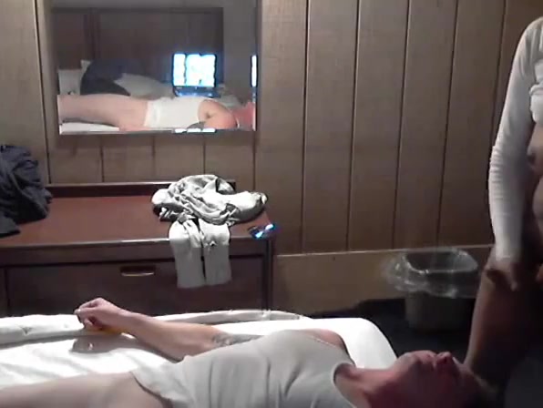 Ebony Shemale gives white guy facial