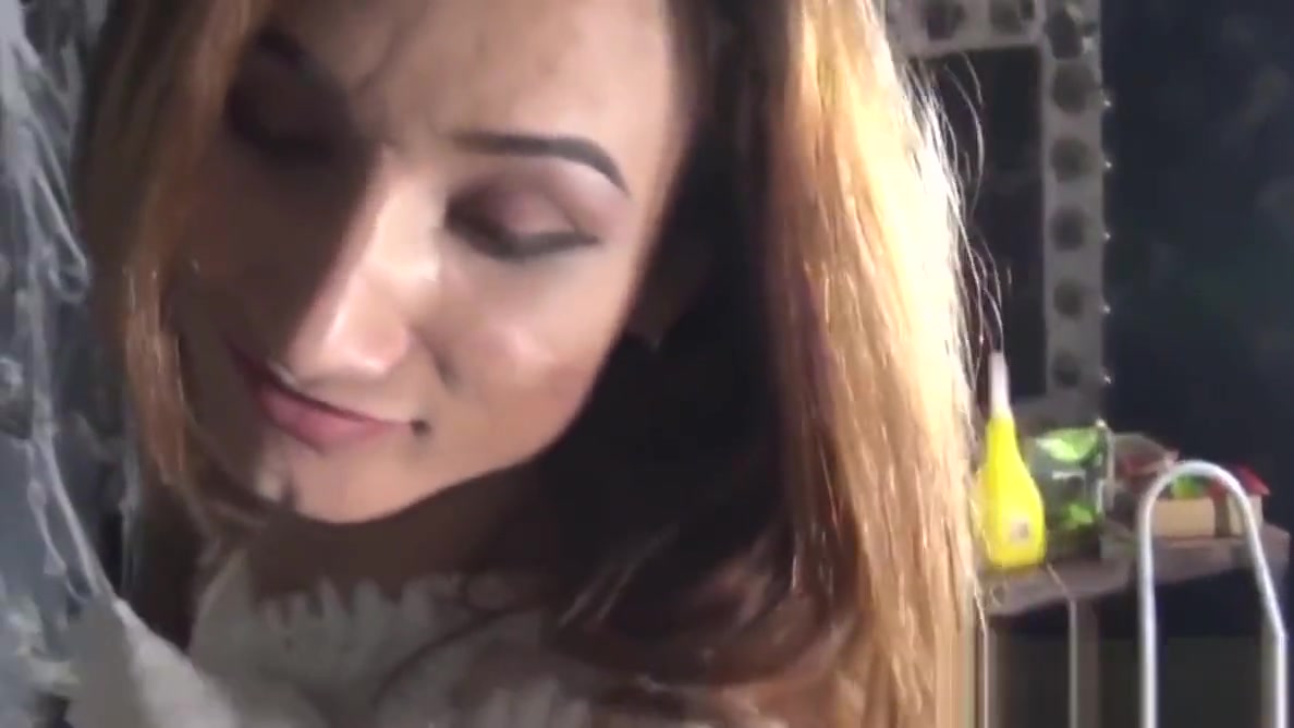 Real russian shemale toys her ass with dildo