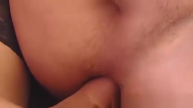Stockinged tgirl bareback fucking lucky guy
