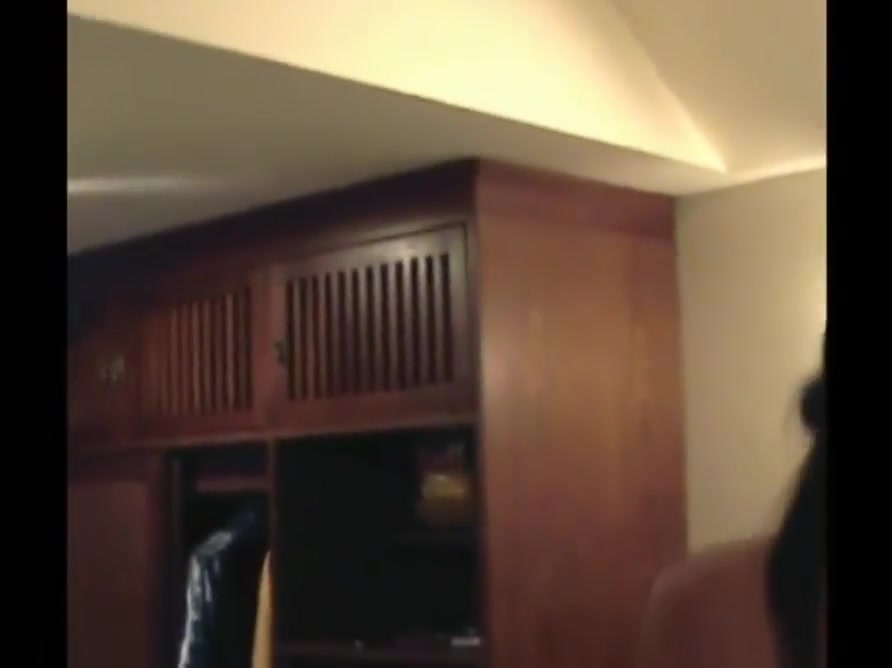 Two horny ladyboys jerk dicks on bed and flaunt their butts