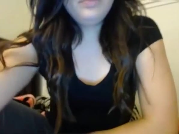 Gorgeous TS playing with her cock