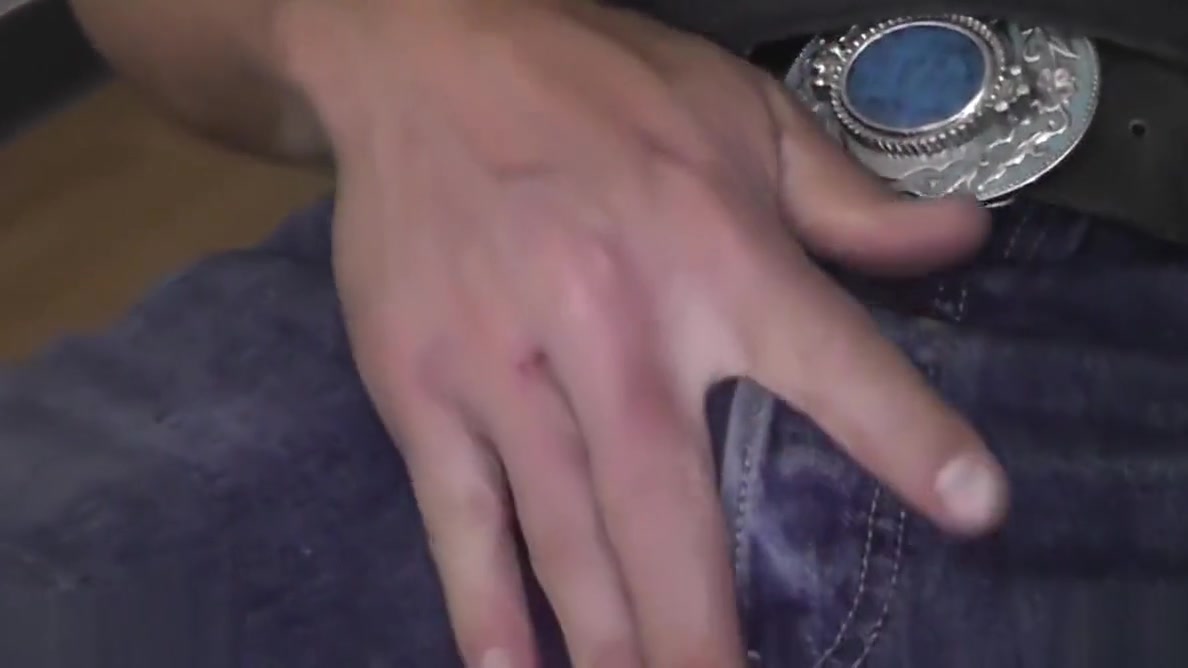 Uncut blonde jerking white dick