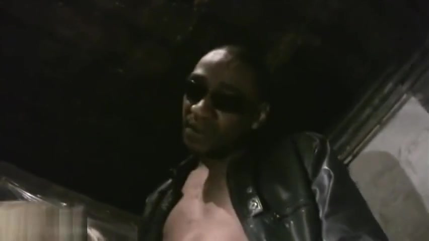 blonde cd and black man