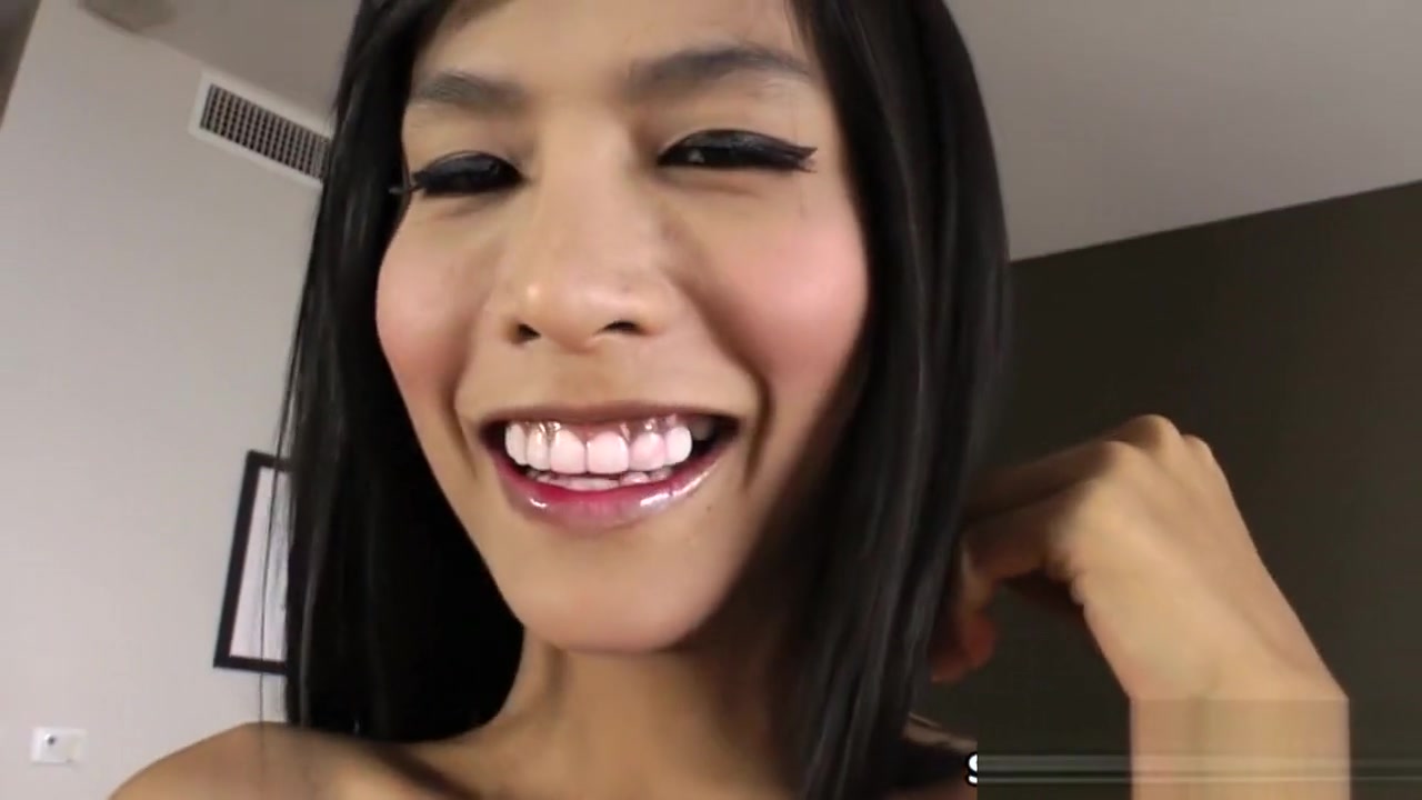 Ladyboy Nat shows her lust and plays a toy in solo masturbation