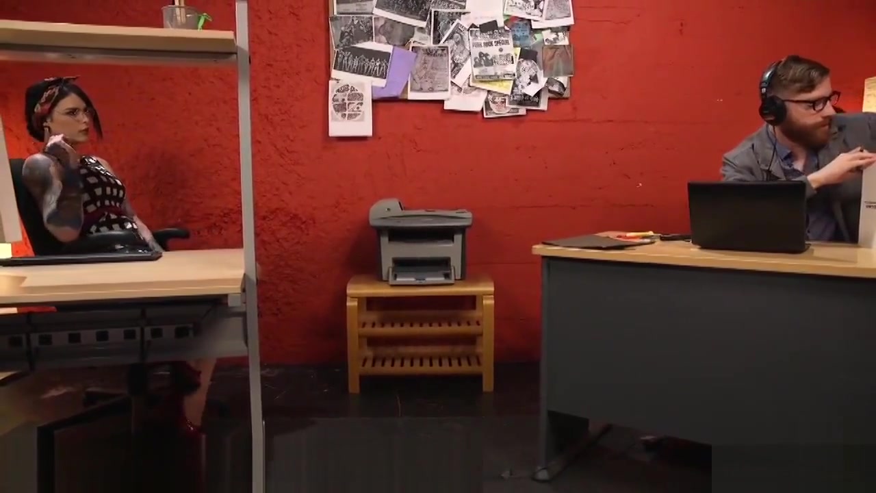 Obnoxious new Coworker gets poked