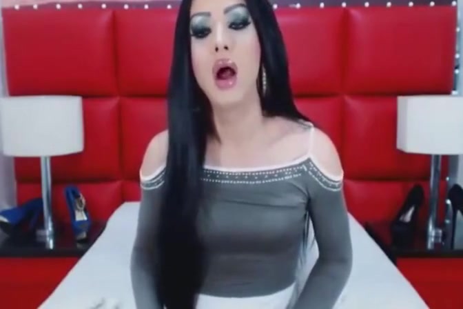 delicious shelady Stroking Her gigantic pecker So Nicely