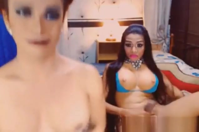 wild asian shelady pair Plays knob And booty