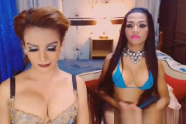 wild asian shelady pair Plays knob And booty