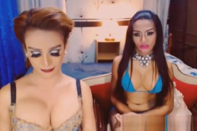 wild asian shelady pair Plays knob And booty