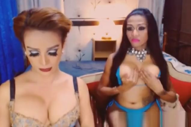 wild asian shelady pair Plays knob And booty