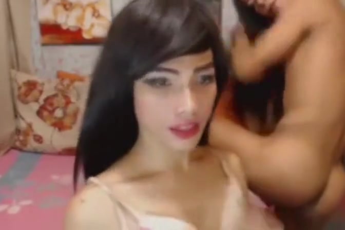 Two enjoyable ladyboys Are ramrod Hungry