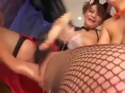 2 futanari cum
