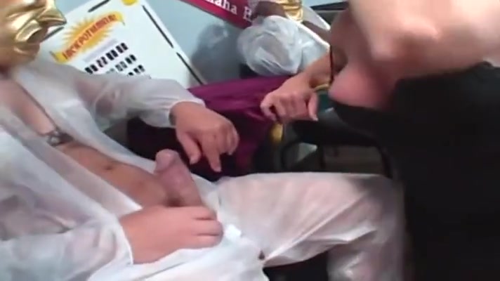 blonde Vintage ladyboy Getting bunch poked