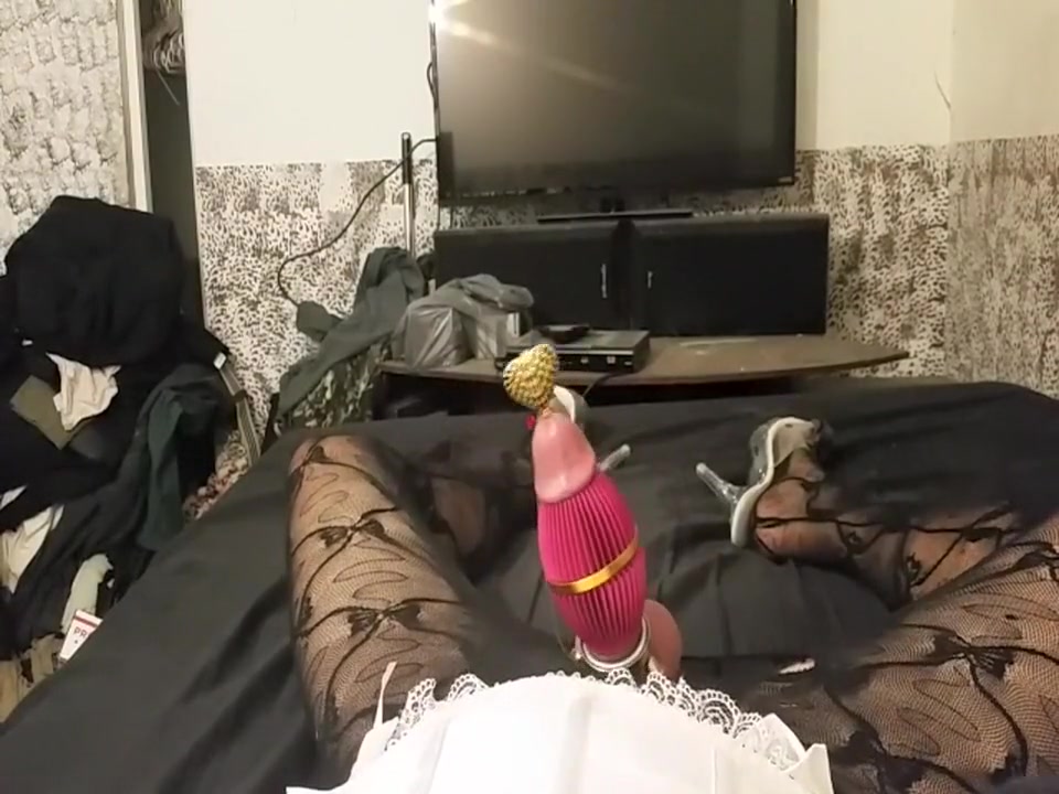 Camens pink and gold cock dress