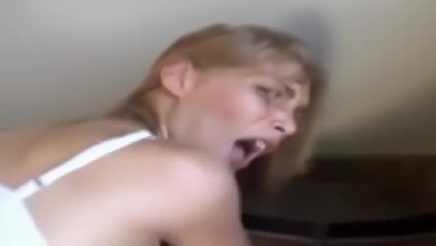 Hot Blonde Gets Face Cum