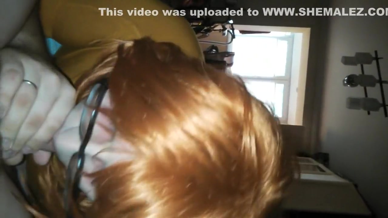 Redhead sicking cock