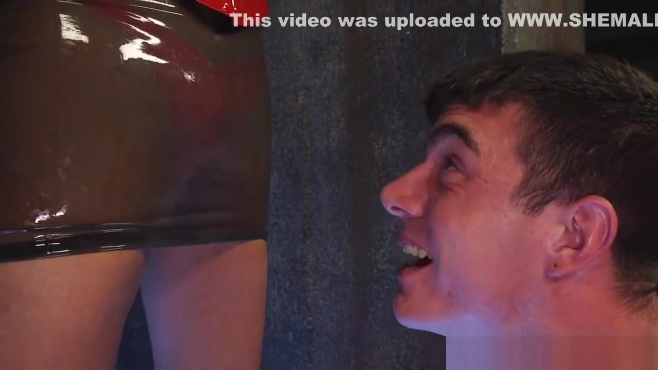 breasty lalin girl bdsm Ts Rimmed By Tiedup Sub