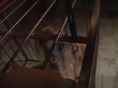 slutty Caged lady-man serf