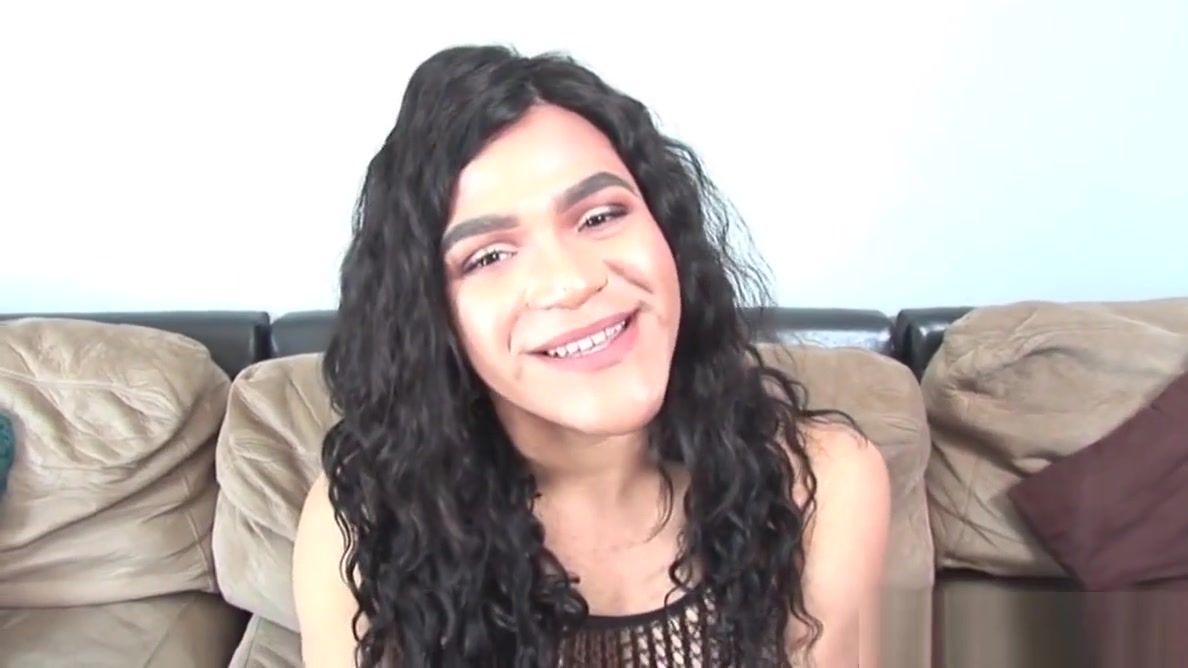 Casting tgirl strips and jerks her hard cock