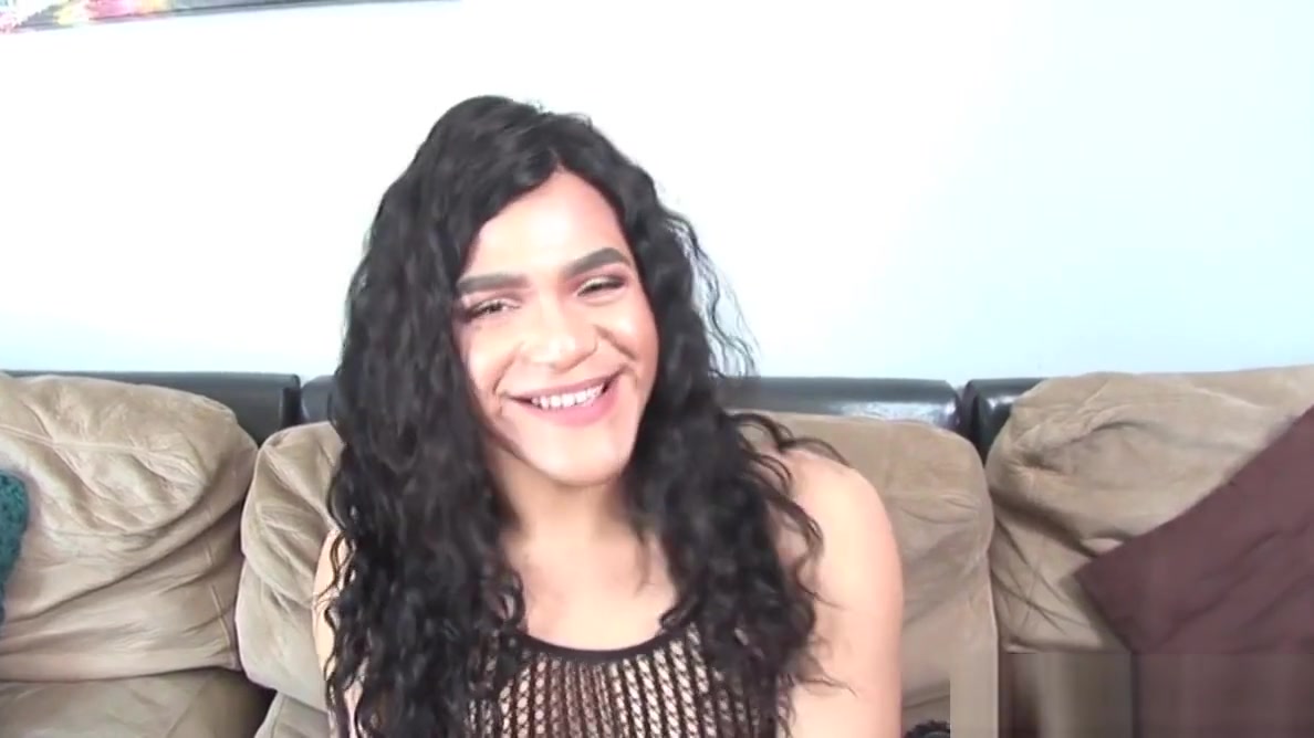 Casting tgirl strips and jerks her hard cock