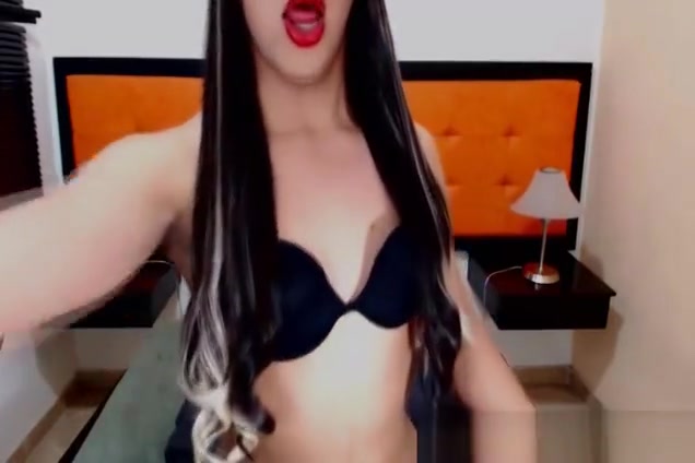 kinky ladyboy playgirl Jerking On cam