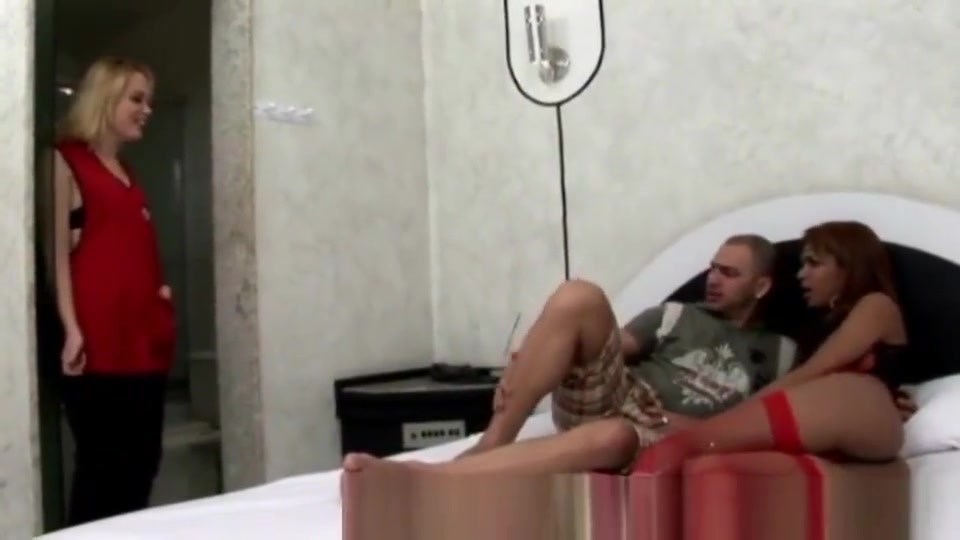 A man pounding sleazy tranny In Homemade Action