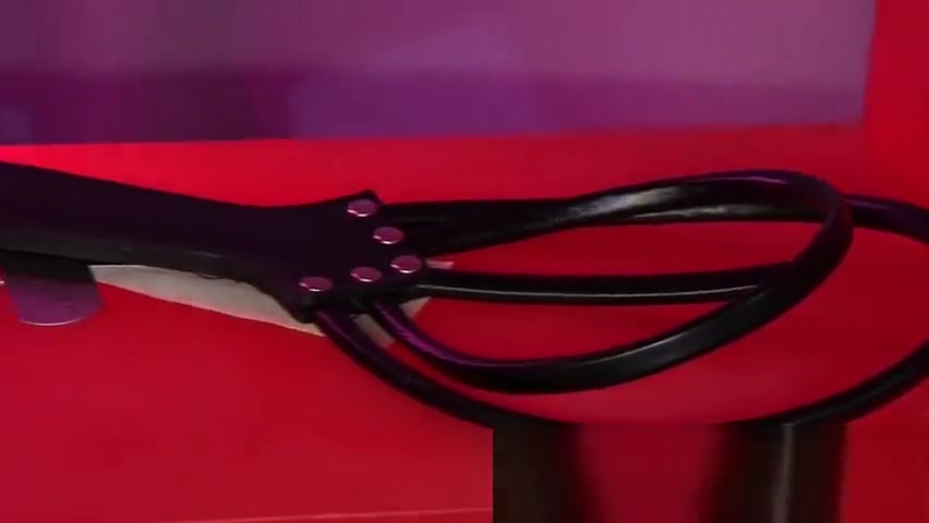 Slutty TS lady barges into sex shop to seduce the staff!