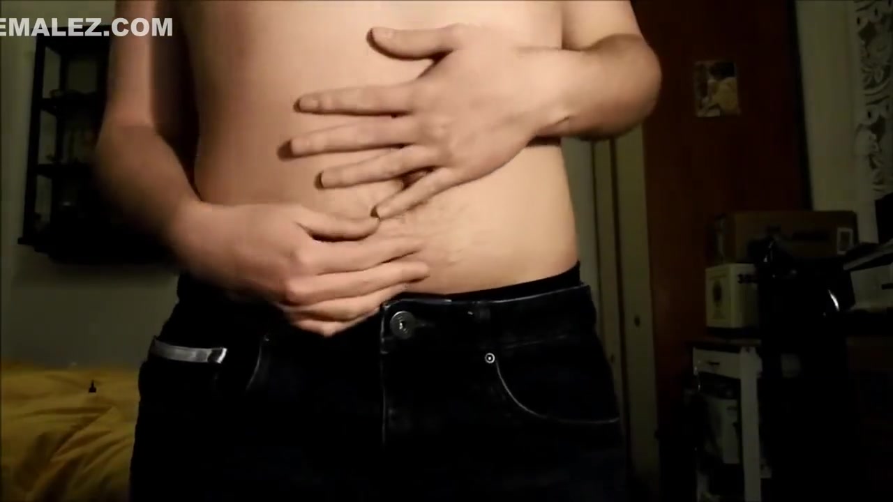 Wanted to show off my chest but ended up jerking off (bc im a slut)