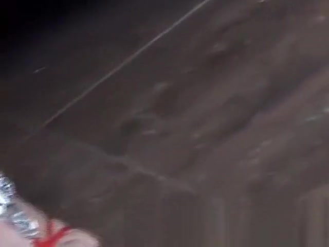 Hot Blonde Shemale Flashing at Home