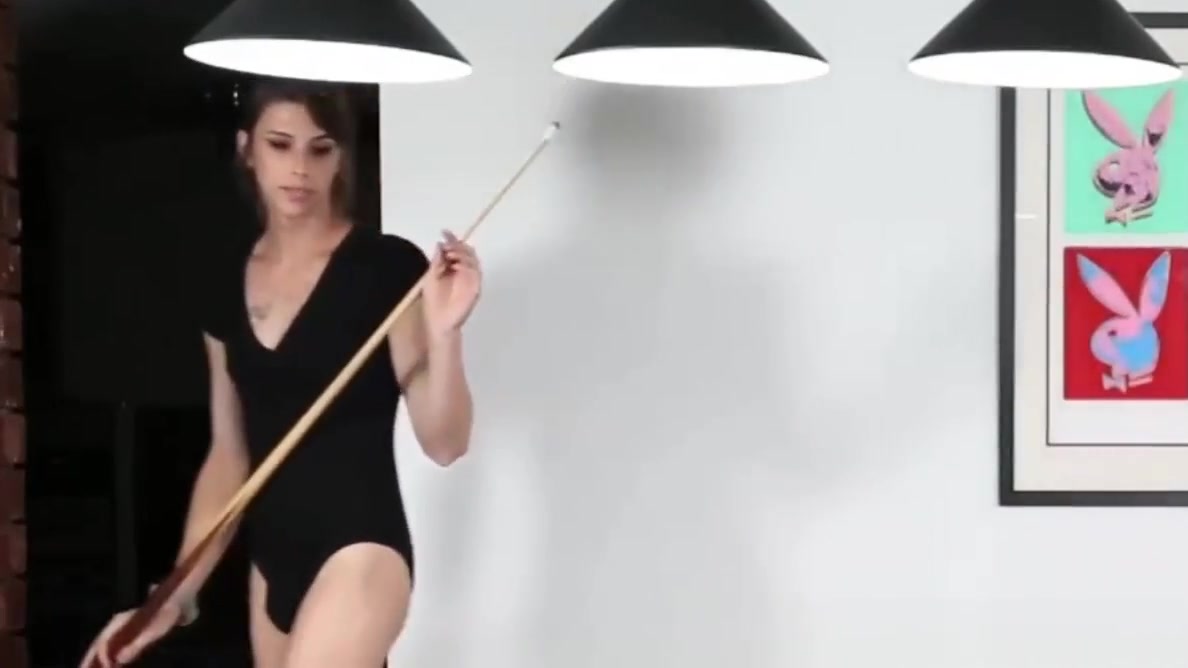 Masturbating tgirl wanks cock and toys ass